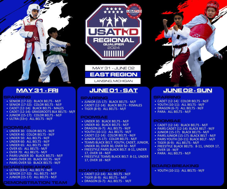 2024 U.S. REGIONAL QUALIFIER SCHEDULE_EAST